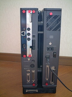 X68000XVI背面