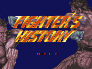 FIGHTER'S HISTORY title
