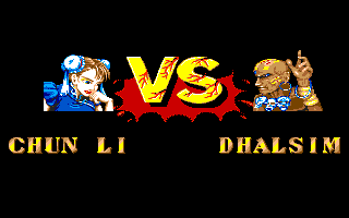 STREET FIGHTER II(AMIGA) VS