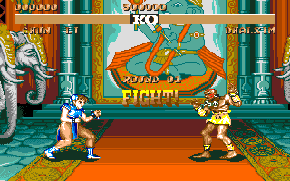 STREET FIGHTER II(AMIGA) Fight