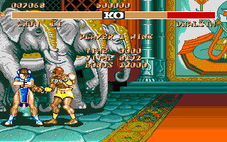 STREET FIGHTER II(AMIGA) Win!