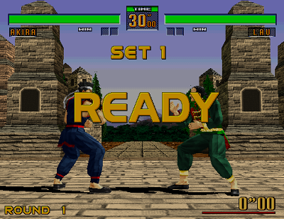 Virtua Fighter 2 battle