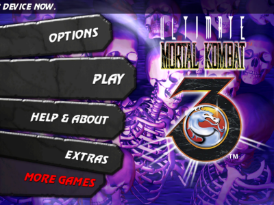 Ultimate Mortal Kombat 3 (iPad) title