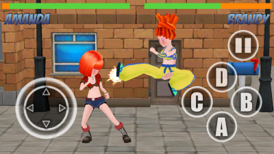 School Girl Fighting 3D yabure2
