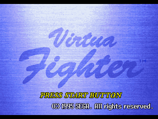 Virtua Fighter(Super32X) Title
