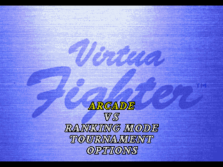 Virtua Fighter(Super32X) mode select